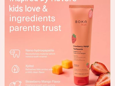 Boka Kids Toothpaste - Fluoride Free Nano Hydroxyapatite